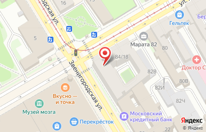 Детский сад №100 комбинированного вида в Санкт-Петербурге на карте