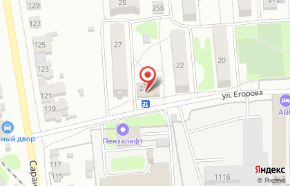 Магазин Ивушка в Железнодорожном районе на карте