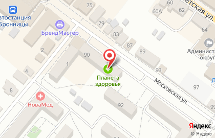 Служба доставки цветов Flogoods на Московской улице на карте