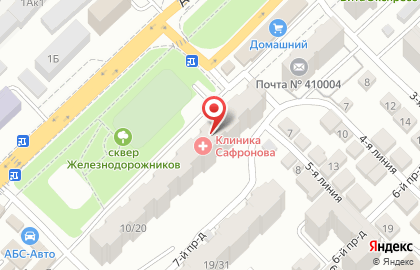 Медицинская лаборатория Наука на Астраханской улице на карте