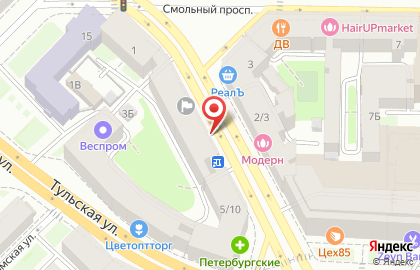 Отделение Посольства Республики Беларусь в Санкт-петербурге на карте