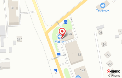 Супермаркет Магнит в Ишеевке на карте