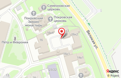 Военный комиссариат по г. Великому Новгороду, Новгородскому и Батецкому районам Новгородской области на карте