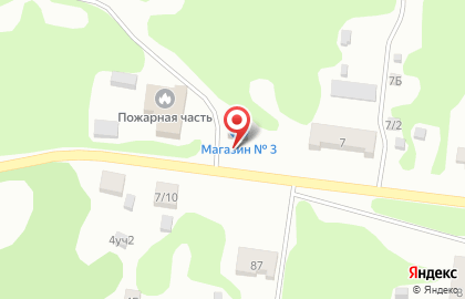 Продуктовый магазин Малинка в микрорайоне Ситники, 3 на карте