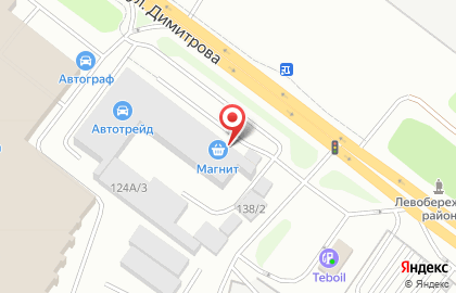 Автосервис в Воронеже на карте