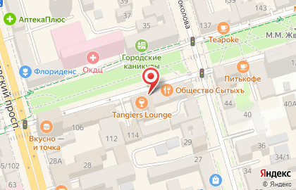 Рис на Пушкинской улице на карте