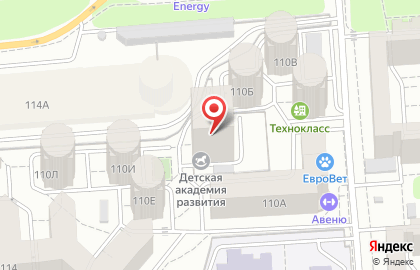 Детская академия развития на Московском проспекте на карте