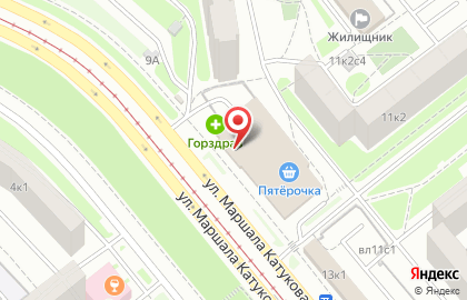 Сеть булочных Каравай СВ на улице Маршала Катукова на карте