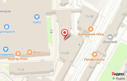 Заборы Москвы на улице Орджоникидзе на карте