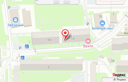 Служба экспресс-доставки Сдэк в микрорайоне Королёвка на карте