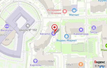 Продуктовый магазин Березка в Нижегородском районе на карте
