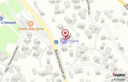 Ресторан в Сочи на карте
