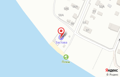 Гостевой дом Застава на улице Гагарина на карте