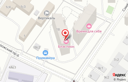 Торговый дом ТоргЗнакСервис на Симферопольском бульваре на карте