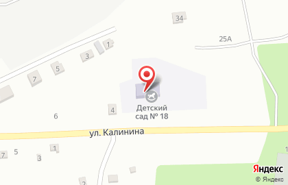 Детский сад № 18 на карте