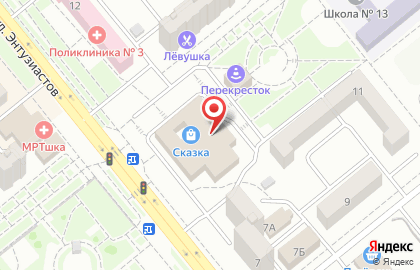 Автошкола RED на улице Энтузиастов в Волгодонске на карте