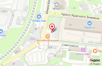 Автостоянка во Владивостоке на карте