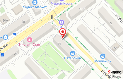 Пятерочка Универсам в Химках (ул Пролетарская) на карте