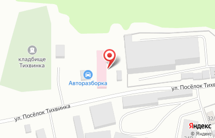 Автомастерская пос. Тихвинка 36 на карте