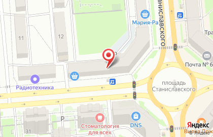 Пекарня Хлебница на улице Станиславского на карте