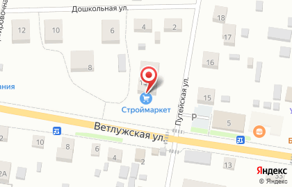 Строймаркет в Дзержинском районе на карте