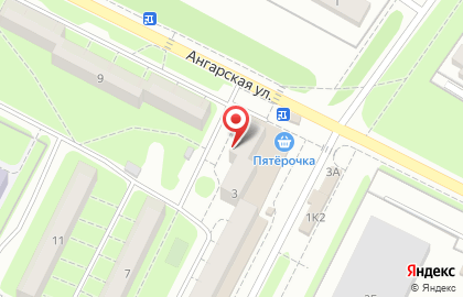 Липецкоптика на Ангарской улице на карте