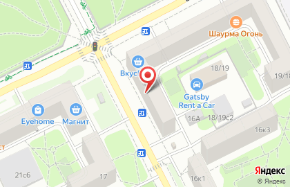 Социальная аптека Столички на метро Багратионовская на карте
