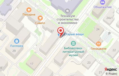 Магазин антиквариата Старыя въщи на карте