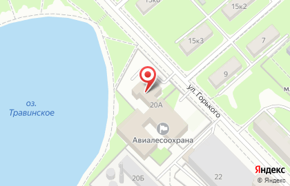 Стоматологический центр Интердентос на улице Горького в Пушкино на карте