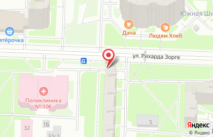 Роспечать, Красносельский район на улице Рихарда Зорге на карте