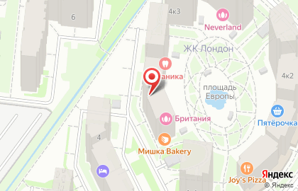 Компания по ремонту квартир на Столичной улице в Кудрово на карте
