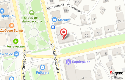 Магазин памятников на улице Чайковского на карте