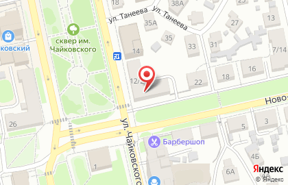 Магазин памятников на улице Чайковского на карте