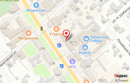 Магазин Факел на Первомайской улице на карте
