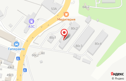 Автомагазин Реал в Первореченском районе на карте