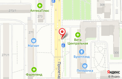 Специализированный магазин 123Пли фейерверки на Пролетарской улице на карте