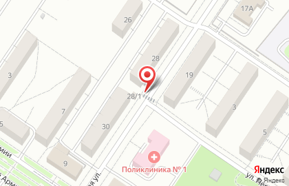 Киоск фруктов и овощей на Горьковской улице на карте
