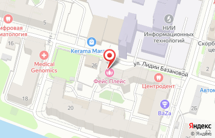 Супермаркет детских автокресел на улице Лидии Базановой на карте