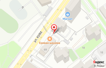 Авто-Европеец на улице КИМ на карте