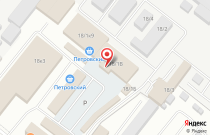 Цветочная лавка Петровский сад на карте