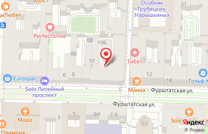 Российская компания по освоению шельфа РОСШЕЛЬФ на Фурштатской улице на карте