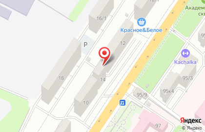 Продовольственный магазин на улице Академика Лукьяненко, 12 на карте