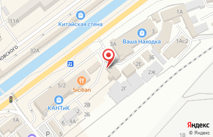Магазин стройматериалов во Владивостоке на карте