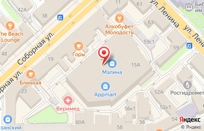 Банкомат Авангард на Соборной улице на карте