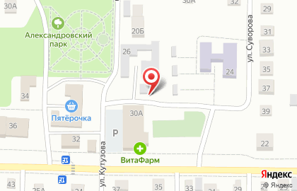 Жигулевская центральная городская больница на улице Фрунзе на карте
