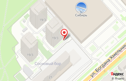 Автостоянка в Новосибирске на карте