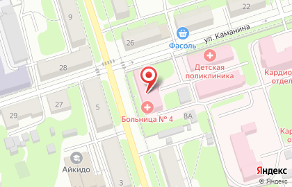 Городская больница №4 во Владимире на карте