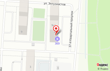 Детский клуб Мамина Радость на улице Энтузиастов на карте