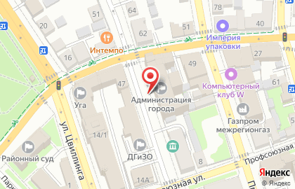 Оренбургский городской Совет на карте