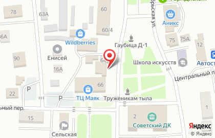 Мясная лавка на улице Ленина на карте